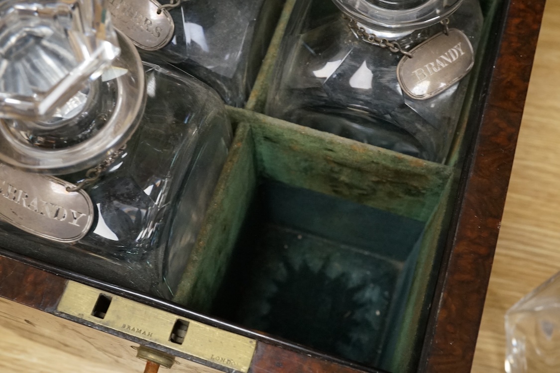 A small group of collectable silver including a George III silver cream jug, London, 1804, height 95mm, three silver vesta cases, two pill boxes, an envelope stamp case, two Georgian toddy ladles, one unmarked, together
